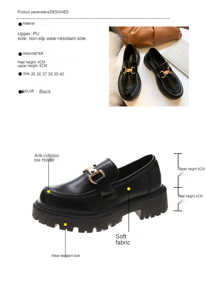 
                  
                    厚底バックルパンプス
                  
                